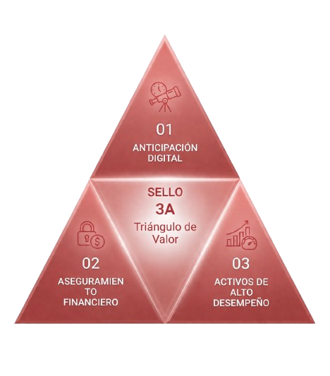 Triángulo de Valor 3A — Sello 3A
